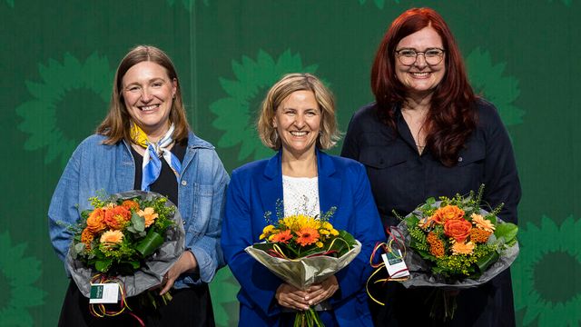 Spitzentrio der Grünen Rheinland-Pfalz: Katrin Eder, Pia Schellhammer und Katharina Binz.