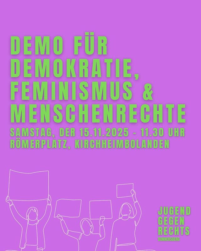 Demo für Demokratie, Feminismus & Menschenrechte